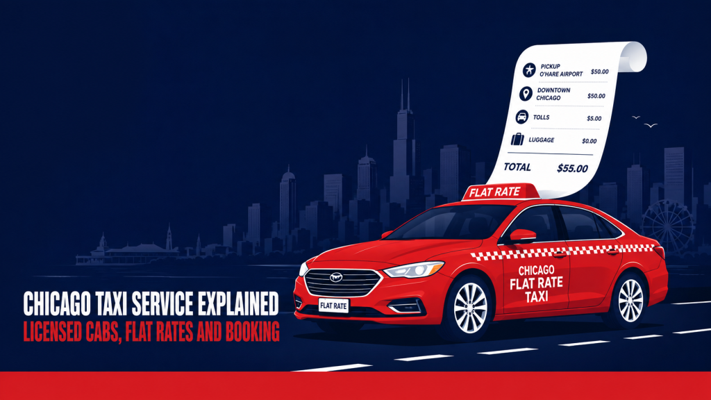 What makes a Chicago taxi service different from a rideshare app?