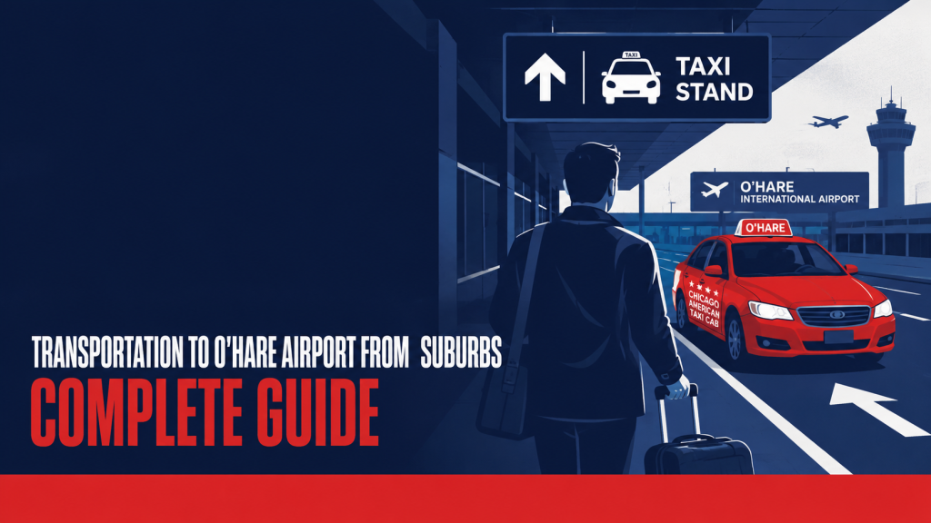 "transportation to o hare airport from suburbs